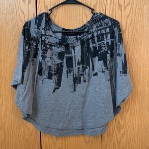 Black and gray top